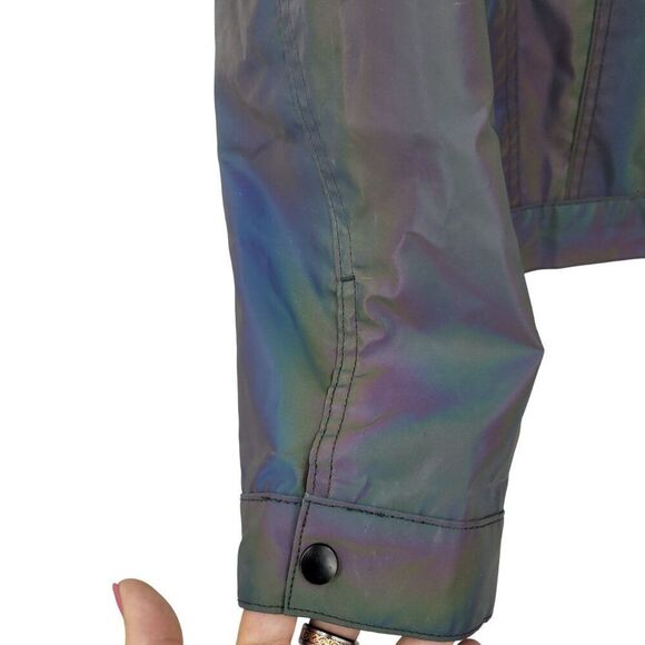 Cult Of Individuality Reversible Type II Denim Jacket Oil Slick Iridescent XL - Picture 14 of 16